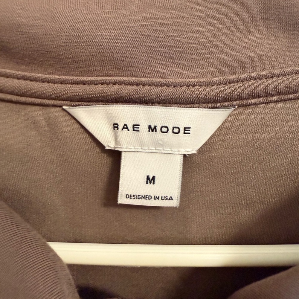 Rae Mode Boutique Short Sleeve Cowl Neck Top in Mocha - Picture 2 of 6